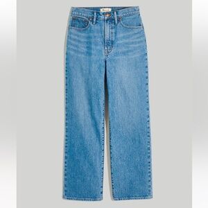 Madewell Perfect Vintage Wide-Leg Jean- medium wash